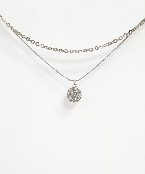CEMONEMO（セモネモ）の「エリザベスコイン ミックスチェーン ２連ネックレス（ネックレス・レディース・ゴールド/シルバー・FREE）」の12枚目の写真