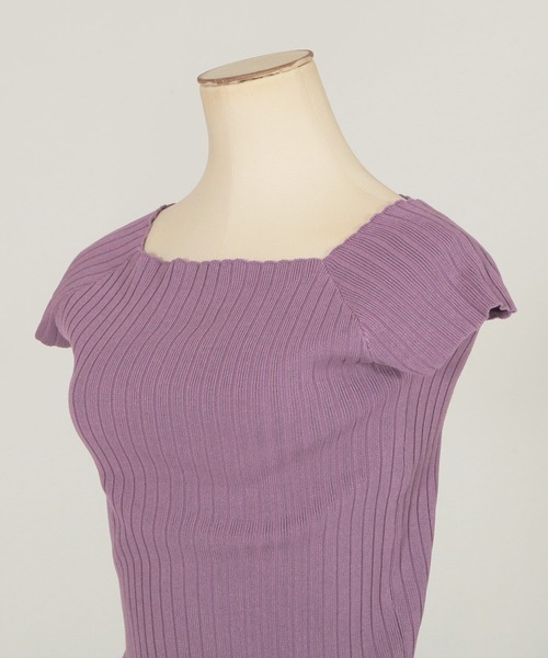 Julia Boutique（ジュリアブティック）の「2WAYネックニット+タイトスカートセットアップ/21130（アンサンブル・レディース・ブラック/ベージュ/パープル・ONE）」の18枚目の写真