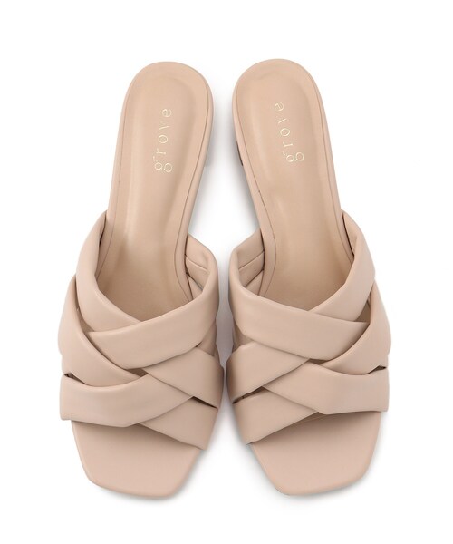 grove（グローブ）の「◆さしメッシュパデットサンダル30（サンダル・レディース・ブラック/ベージュ/オフホワイト・35/45）」の9枚目の写真