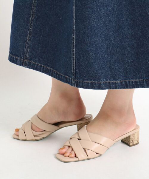 grove（グローブ）の「◆さしメッシュパデットサンダル30（サンダル・レディース・ブラック/ベージュ/オフホワイト・35/45）」の11枚目の写真