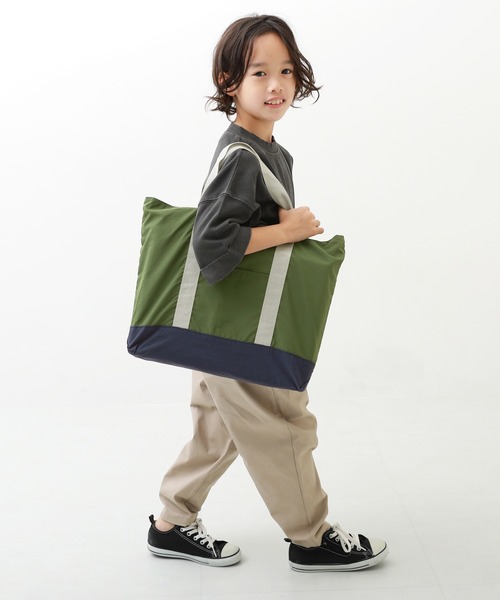 devirock（デビロック）の「レッスンバッグ（トートバッグ・キッズ・カーキ/ピンク/ブルー/ブルーグレー・ONE SIZE）」の14枚目の写真