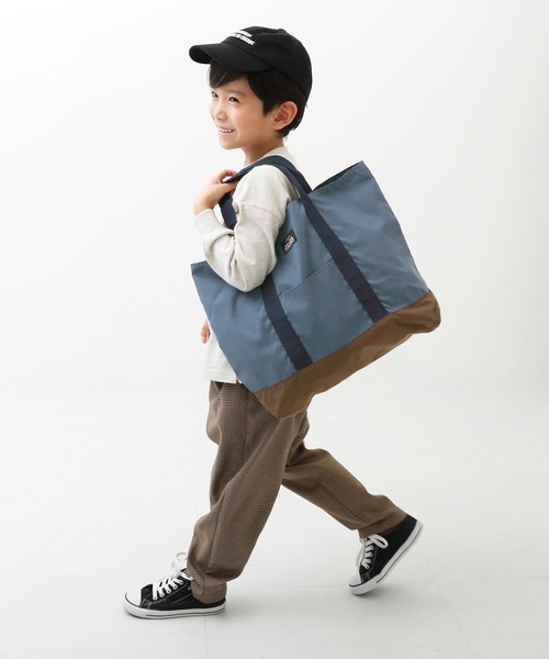 devirock（デビロック）の「レッスンバッグ（トートバッグ・キッズ・カーキ/ピンク/ブルー/ブルーグレー・ONE SIZE）」の5枚目の写真