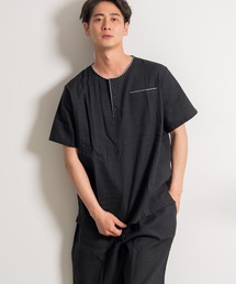 Dita（ディータ）の「【オーガニックコットン】しじら織り メンズ 甚平 浴衣【K】（浴衣）」