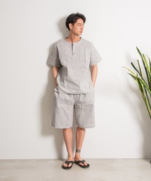 Dita（ディータ）の「【オーガニックコットン】しじら織り メンズ 甚平 浴衣【K】（浴衣）」