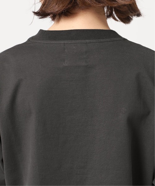 SLOBE IENA（スローブイエナ）の「【mucci/ムッチ】SLOBE別注プリントTシャツ【洗濯機洗い可】◆（Tシャツ/カットソー・レディース・カーキ/ベージュ/ブラック・FREE）」の18枚目の写真