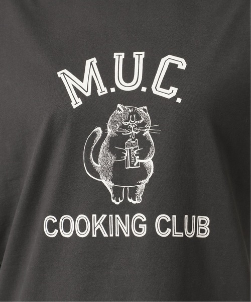 SLOBE IENA（スローブイエナ）の「【mucci/ムッチ】SLOBE別注プリントTシャツ【洗濯機洗い可】◆（Tシャツ/カットソー・レディース・カーキ/ベージュ/ブラック・FREE）」の22枚目の写真