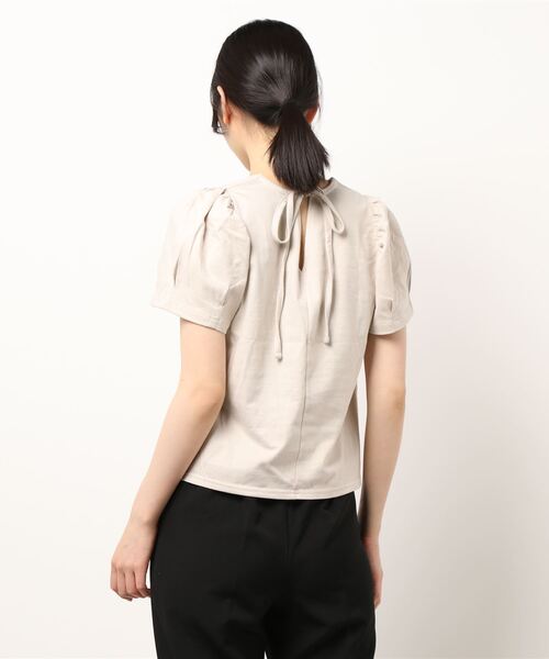 flower（フラワー）の「スウィートリボンティーズ（シャツ/ブラウス・レディース・ホワイト/ベージュ・FREE）」の3枚目の写真