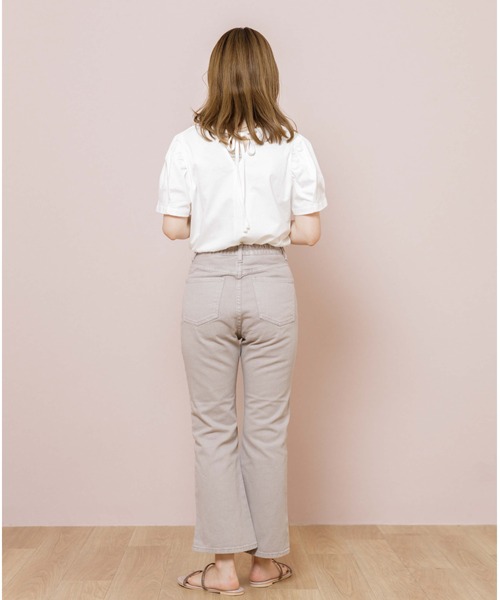 flower（フラワー）の「スウィートリボンティーズ（シャツ/ブラウス・レディース・ホワイト/ベージュ・FREE）」の16枚目の写真