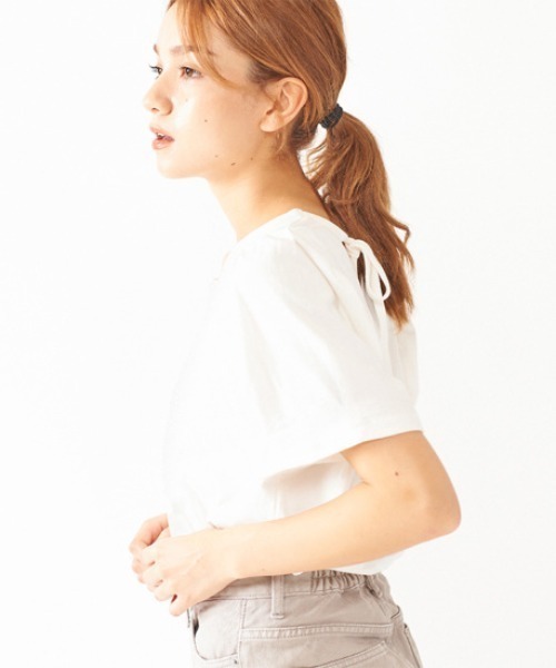 flower（フラワー）の「スウィートリボンティーズ（シャツ/ブラウス・レディース・ホワイト/ベージュ・FREE）」の21枚目の写真