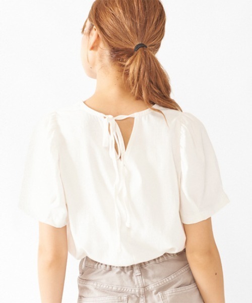 flower（フラワー）の「スウィートリボンティーズ（シャツ/ブラウス・レディース・ホワイト/ベージュ・FREE）」の22枚目の写真