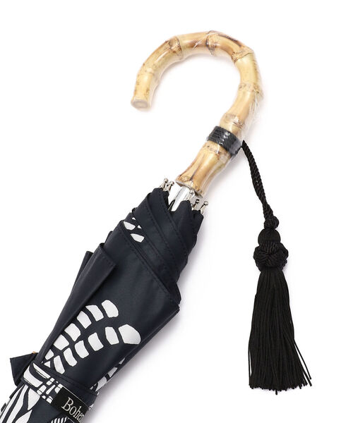 BOHEMIANS（ボヘミアンズ）の「BOHEMIANS/ボヘミアンズ　LOVE ZEBRA PARASOL　傘（長傘・レディース・ブラック・FREE）」の6枚目の写真