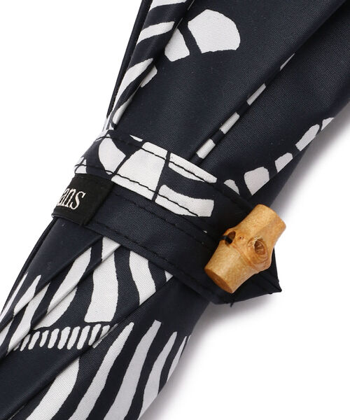 BOHEMIANS（ボヘミアンズ）の「BOHEMIANS/ボヘミアンズ　LOVE ZEBRA PARASOL　傘（長傘・レディース・ブラック・FREE）」の8枚目の写真