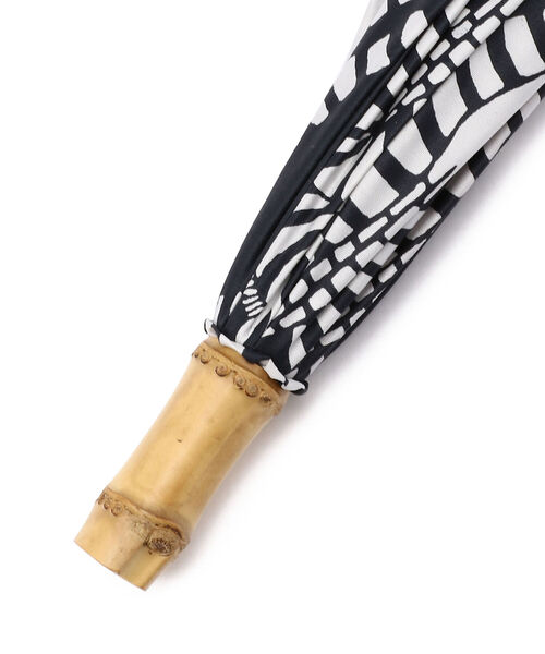 BOHEMIANS（ボヘミアンズ）の「BOHEMIANS/ボヘミアンズ　LOVE ZEBRA PARASOL　傘（長傘・レディース・ブラック・FREE）」の9枚目の写真