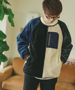 リバーシブルボアｘタスロンノーカラーＪＫＴ