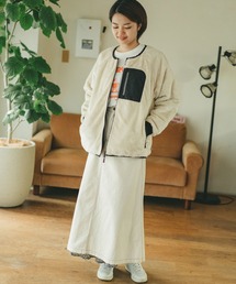 リバーシブルボアxタスロンノーカラーJKT
