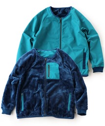 リバーシブルボアxタスロンノーカラーJKT