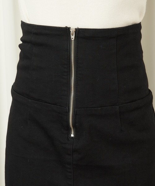 MIIA（ミーア）の「【ZOZO限定】レースアップマーメイドデニムスカート（デニムスカート・レディース・ブラック/インディゴブルー/ライトインディゴブルー・FREE）」の20枚目の写真