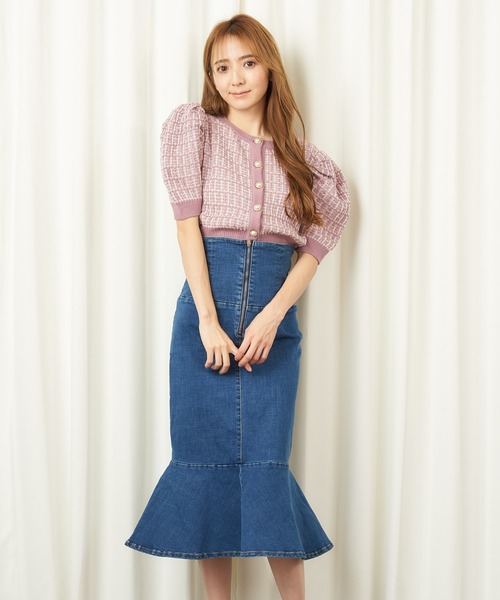 マーメイドデニムスカート atelier SOMETHING MERMAID DENIM SKIRT/マーメイドデニム