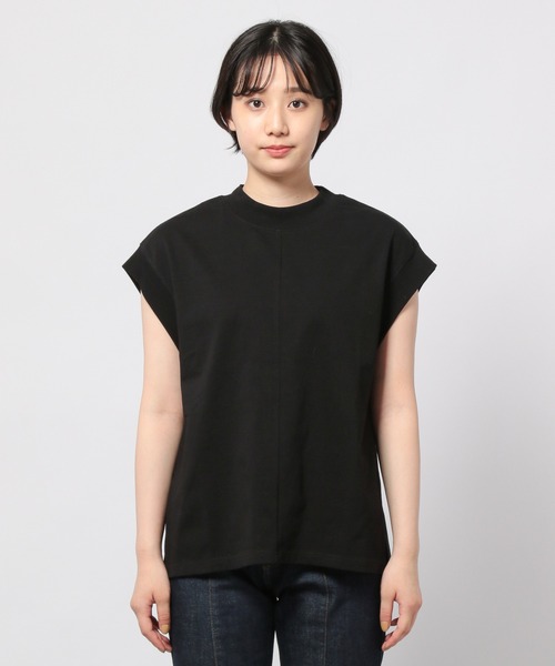 PAGEBOY（ページボーイ）の「スローサイズカットフレンチスリーブ（Tシャツ/カットソー・レディース・ブラック/オフホワイト/イエロー系その他/グレイッシュベージュ・FREE）」の14枚目の写真