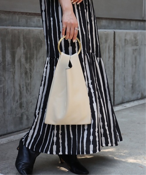 Spick & Span（スピックアンドスパン）の「【ORSETTO】3WAYハンドルバッグ◆（ハンドバッグ・レディース・ブラック/アイボリー・FREE）」の11枚目の写真