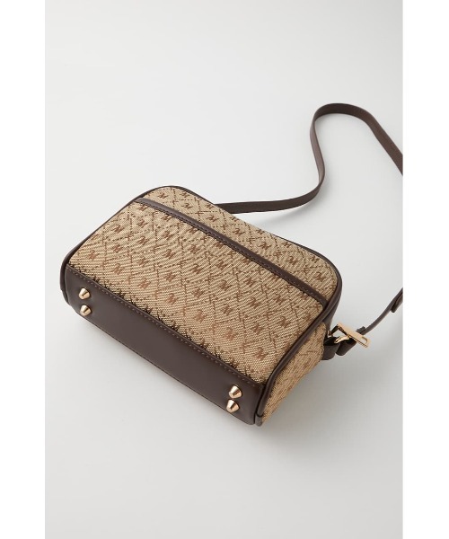 MOUSSY（マウジー）の「EA MONOGRAM SHOULDER バッグ（ショルダーバッグ・レディース・ブラウン/ベージュ/ボルドー・FREE）」の13枚目の写真