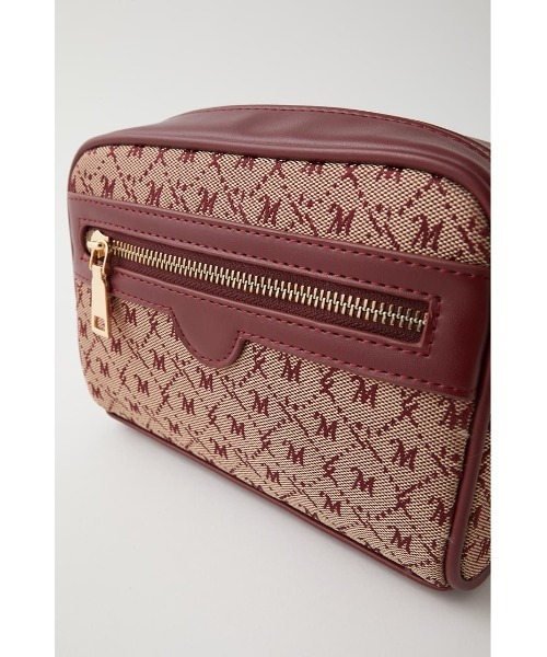 MOUSSY（マウジー）の「EA MONOGRAM SHOULDER バッグ（ショルダーバッグ・レディース・ブラウン/ベージュ/ボルドー・FREE）」の4枚目の写真