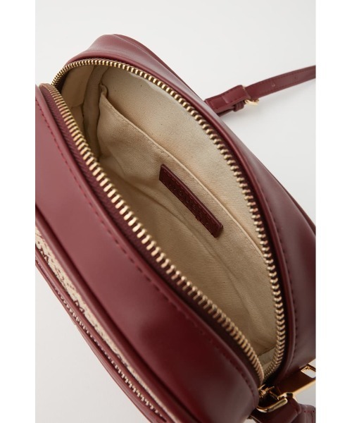 MOUSSY（マウジー）の「EA MONOGRAM SHOULDER バッグ（ショルダーバッグ・レディース・ブラウン/ベージュ/ボルドー・FREE）」の7枚目の写真