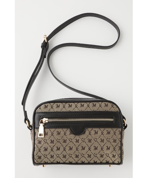 MOUSSY（マウジー）の「EA MONOGRAM SHOULDER バッグ（ショルダーバッグ・レディース・ブラウン/ベージュ/ボルドー・FREE）」の8枚目の写真