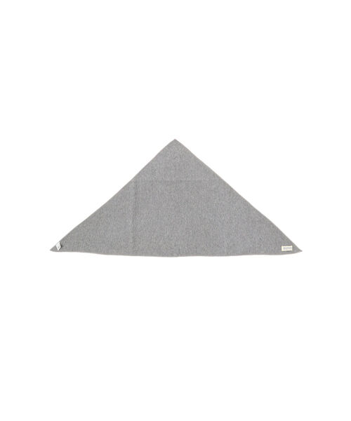 BEAMS BOY（ビームスボーイ）の「BEAMS BOY / リブ トライアングル マフラー（マフラー・レディース・グレー/オリーブ/オレンジ・ONE SIZE）」の5枚目の写真