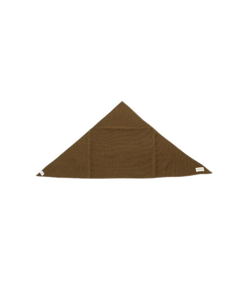 BEAMS BOY（ビームスボーイ）の「BEAMS BOY / リブ トライアングル マフラー（マフラー・レディース・グレー/オリーブ/オレンジ・ONE SIZE）」の10枚目の写真