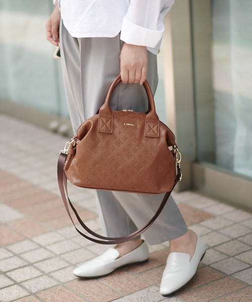 russet / ラシット レザー 型押し 2way トートバッグ（Daily