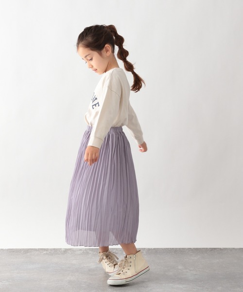 GLOBAL WORK（グローバルワーク）の「【キッズ】ワッシャープリーツスカート/215346（スカート・キッズ・ブラック/ベージュ/ライトパープル・110cm/100cm/120cm/130cm/140cm/150cm/160cm）」の11枚目の写真