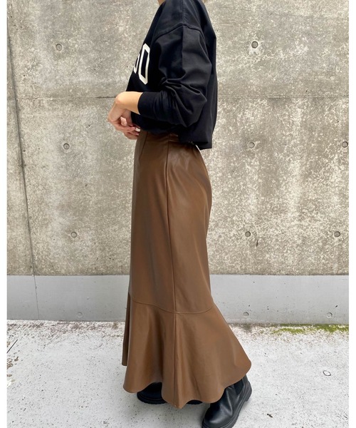 セール】フェイクレザーマーメイド／スカート（スカート）｜MLI'A