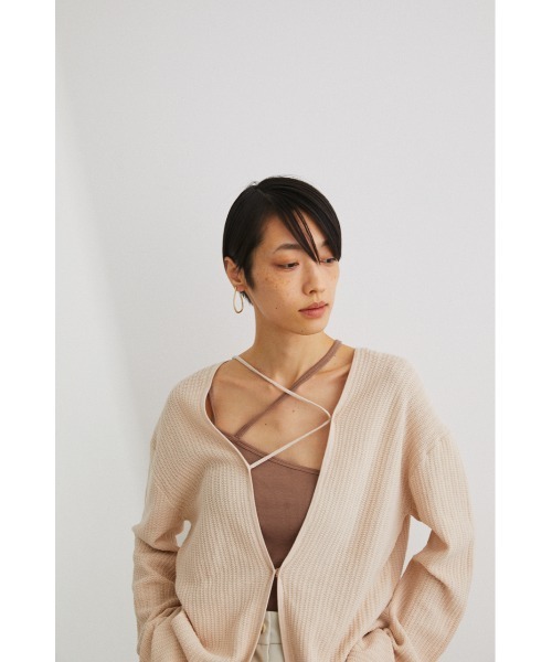 STYLEMIXER（スタイルミキサー）の「カップ付きアシンメトリーキャミソール（キャミソール・レディース・ブラック/ブラウン/ミント・SMALL/MEDIUM）」の3枚目の写真