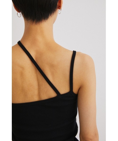 STYLEMIXER（スタイルミキサー）の「カップ付きアシンメトリーキャミソール（キャミソール・レディース・ブラック/ブラウン/ミント・SMALL/MEDIUM）」の8枚目の写真