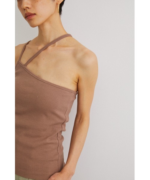 STYLEMIXER（スタイルミキサー）の「カップ付きアシンメトリーキャミソール（キャミソール・レディース・ブラック/ブラウン/ミント・SMALL/MEDIUM）」の12枚目の写真