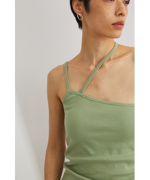 STYLEMIXER（スタイルミキサー）の「カップ付きアシンメトリーキャミソール（キャミソール・レディース・ブラック/ブラウン/ミント・SMALL/MEDIUM）」の18枚目の写真