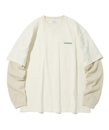 COVERNAT | 【COVERNAT】LAYERED AUTHENTIC LOGO LONG SLEEVE / カバーナット レイヤード オーセンティック ロゴ ロングスリーブ Tシャツ(Tシャツ/カットソー)