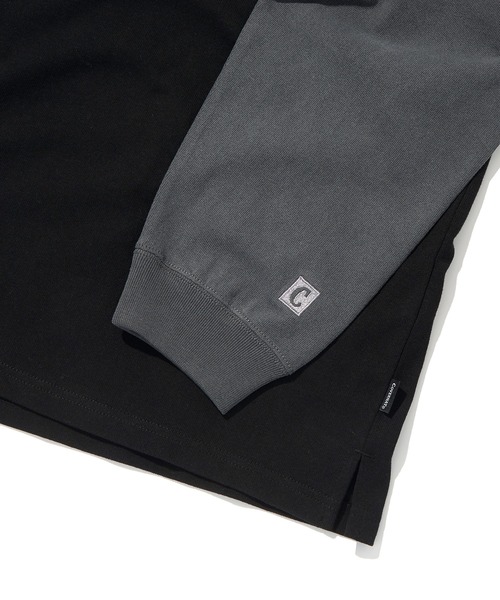 COVERNAT（カバーナット）の「【COVERNAT】LAYERED AUTHENTIC LOGO LONG SLEEVE / カバーナット レイヤード オーセンティック ロゴ ロングスリーブ Tシャツ（Tシャツ/カットソー・メンズ・ネイビー/ブラック/アイボリー・SMALL/X-LARGE/MEDIUM/LARGE）」の7枚目の写真