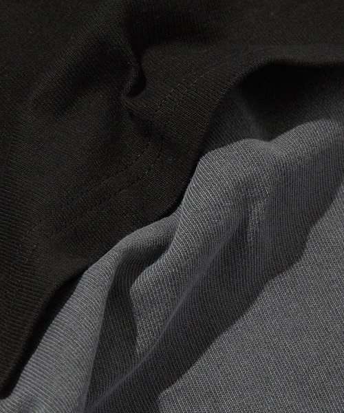 COVERNAT（カバーナット）の「【COVERNAT】LAYERED AUTHENTIC LOGO LONG SLEEVE / カバーナット レイヤード オーセンティック ロゴ ロングスリーブ Tシャツ（Tシャツ/カットソー・メンズ・ネイビー/ブラック/アイボリー・SMALL/X-LARGE/MEDIUM/LARGE）」の9枚目の写真