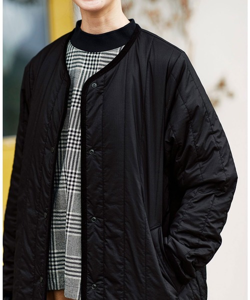 Sunny clouds(サニークラウズ)の「SUNNY CLOUDS 縦キルトのコート〈レディース〉(その他アウター・レディース・ブラック・X-LARGE/XX-LARGE/MEDIUM/NM/LARGE)」の5枚目の写真