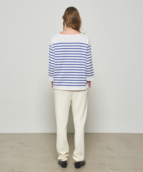 N.O.R.C by the line（ノークバイザライン）の「ウォッシャブルニットアップパンツ（その他パンツ・レディース・オフホワイト/サックスブルー/ブラック・L/M/XS/S）」の15枚目の写真