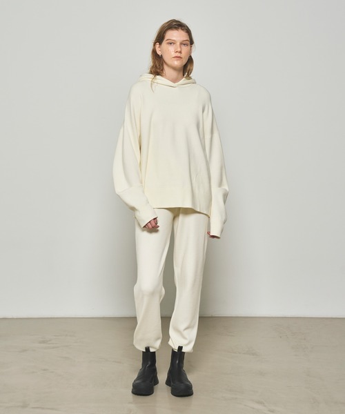 N.O.R.C by the line（ノークバイザライン）の「ウォッシャブルニットアップパンツ（その他パンツ・レディース・オフホワイト/サックスブルー/ブラック・L/M/XS/S）」の21枚目の写真