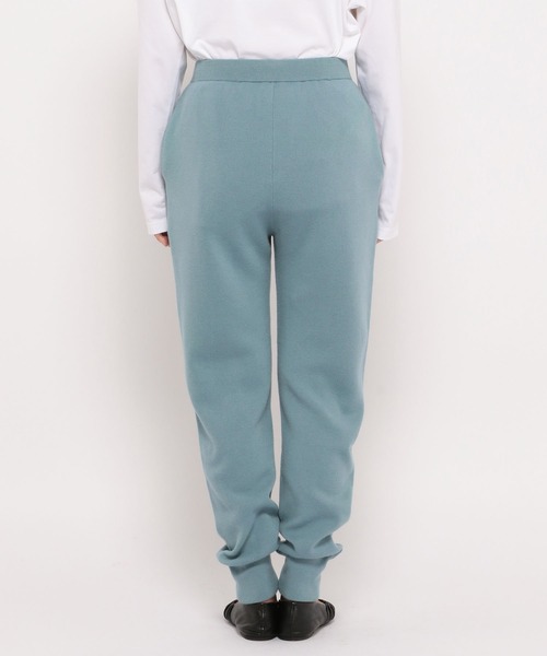 N.O.R.C by the line（ノークバイザライン）の「ウォッシャブルニットアップパンツ（その他パンツ・レディース・オフホワイト/サックスブルー/ブラック・L/M/XS/S）」の9枚目の写真