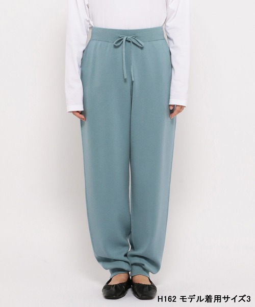 N.O.R.C by the line（ノークバイザライン）の「ウォッシャブルニットアップパンツ（その他パンツ・レディース・オフホワイト/サックスブルー/ブラック・L/M/XS/S）」の10枚目の写真