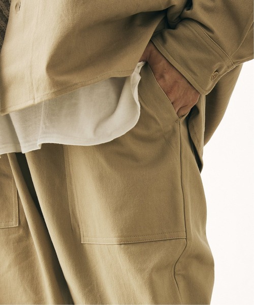 JOURNAL STANDARD relume(ジャーナルスタンダード レリューム)の「◆【HOUSE HOLD / ハウスホールド】ワイドベイカーパンツ/ワークパンツ(チノパンツ・メンズ・ベージュ/ブラック/カーキ・2/3/4/1)」の22枚目の写真