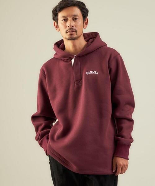 green label relaxing by 風早ゆうた（グリーンレーベルリラクシングバイカゼハヤユウタ）の「【WEB限定】＜KZ×green label relaxing＞フリース フーディー（スウェット・メンズ・ホワイト/グレー/ワインレッド・S/M/L）」の18枚目の写真