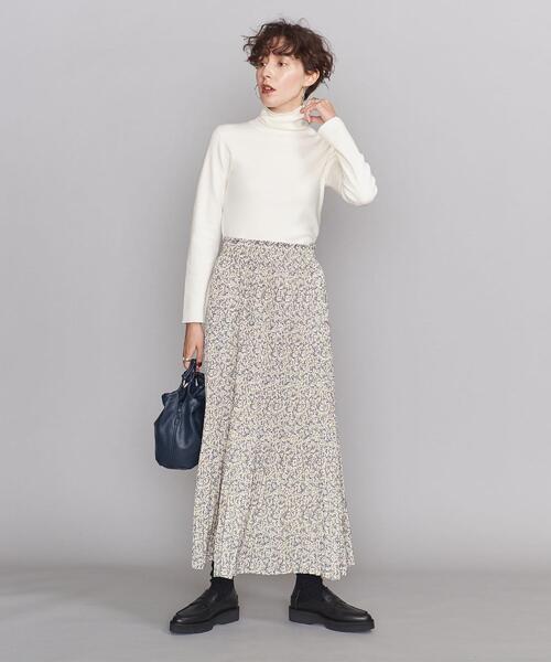 BEAUTY&YOUTH UNITED ARROWS（ビューティーアンドユースユナイテッドアローズ）の「BY コットンスムース タートルネックニット -ウォッシャブル-（ニット/セーター・レディース・ブラック/ダークブラウン/オフホワイト・FREE）」の6枚目の写真