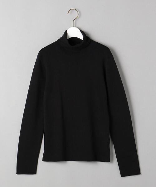 BEAUTY&YOUTH UNITED ARROWS（ビューティーアンドユースユナイテッドアローズ）の「BY コットンスムース タートルネックニット -ウォッシャブル-（ニット/セーター・レディース・ブラック/ダークブラウン/オフホワイト・FREE）」の22枚目の写真