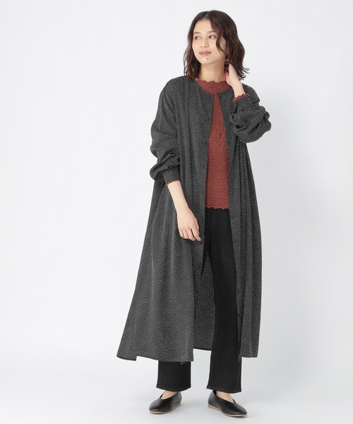 studio CLIP（スタディオクリップ）の「シャーリングプルオーバー（Tシャツ/カットソー・レディース・ブラウン系その他/オフホワイト/カーキ・MEDIUM/LARGE）」の9枚目の写真